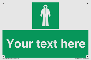 Custom sign safe condition Survival clothing